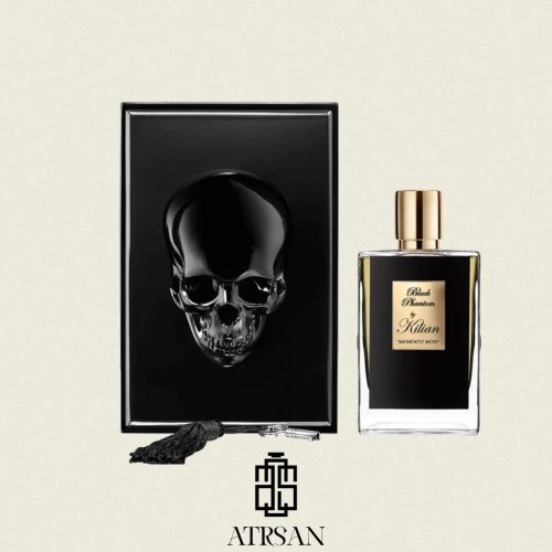 بطری مشکی جمجمهدار عطر بلک فانتوم بای کیلیان